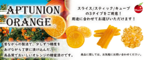 APTUNIONオレンジ製品3種類